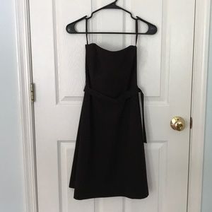 Robin Jordan Black Strapless Dress